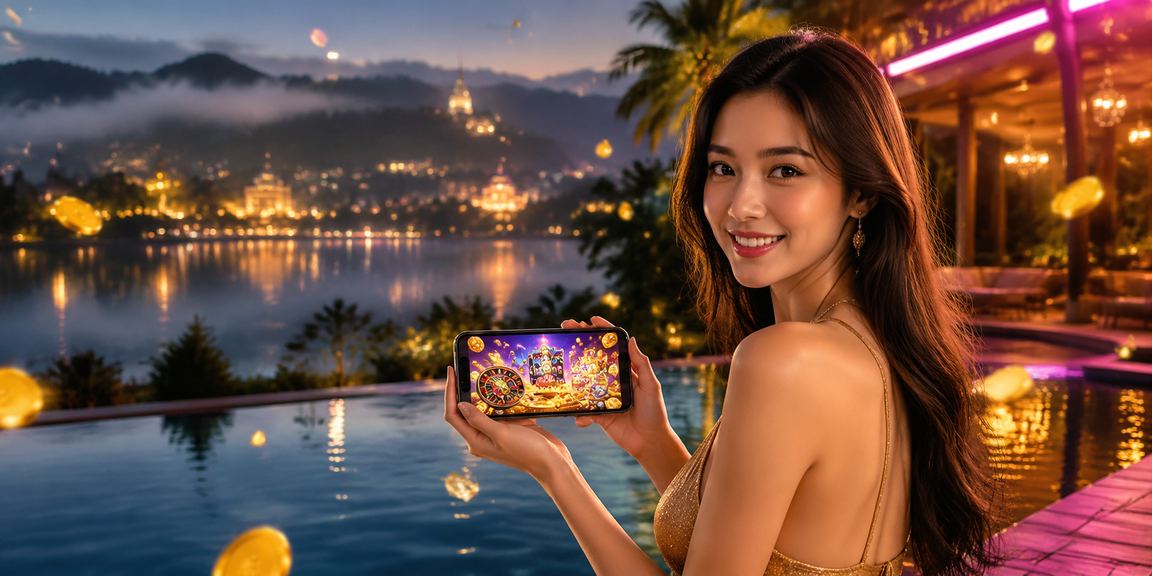 Ứng dụng casino di động với giao diện neon tại Đà Lạt Việt Nam